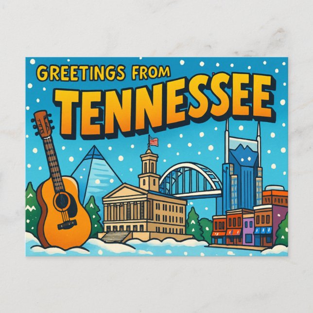 Cartão postal do TENNESSEE (Frente)