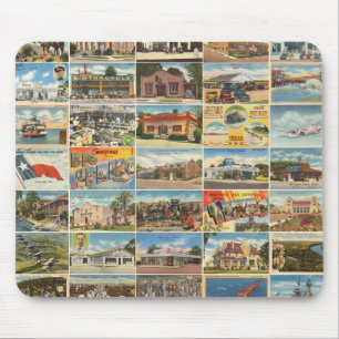 Cartão-postal do Texas Antique Mousepad