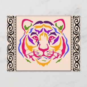 Cartão postal do tigre