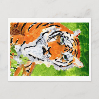 Cartão postal do Tigre Soulful