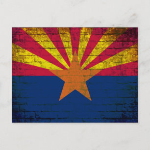 cartão postal do tijolo de arizona