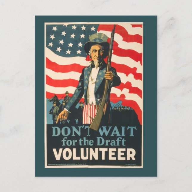 Cartão postal do Tio Sam (Frente)