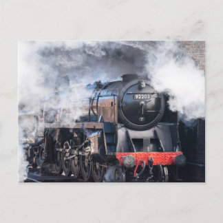 Cartão postal do trem a vapor da North Norfolk Rai