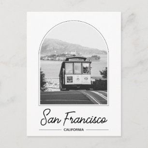 Cartão Postal do Trolebus de São Francisco Preto e