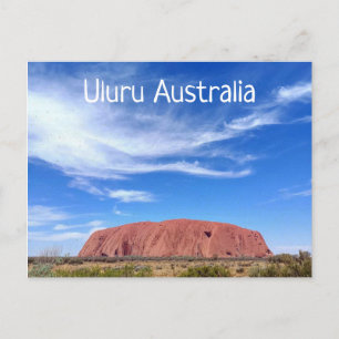 Cartão postal do Uluru Austrália