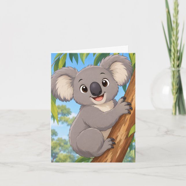 Cartão postal do urso koala (Frente)