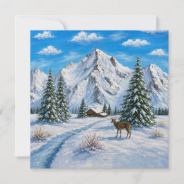 Cartão Postal do Vale da Montanha Nevada