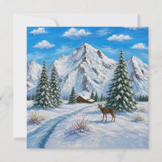 Cartão Postal do Vale da Montanha Nevada