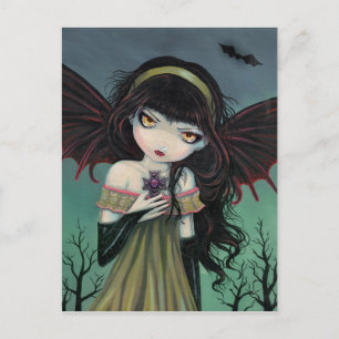 Cartão Postal do Vampiro Gótico Errante