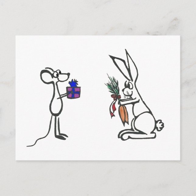 Cartão postal do Vazio de troca de presentes (Frente)