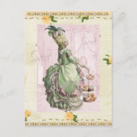 cartão postal do vazio marie antoinette