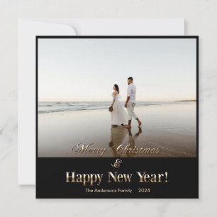 Cartão postal do veado geral de uma foto de Natal