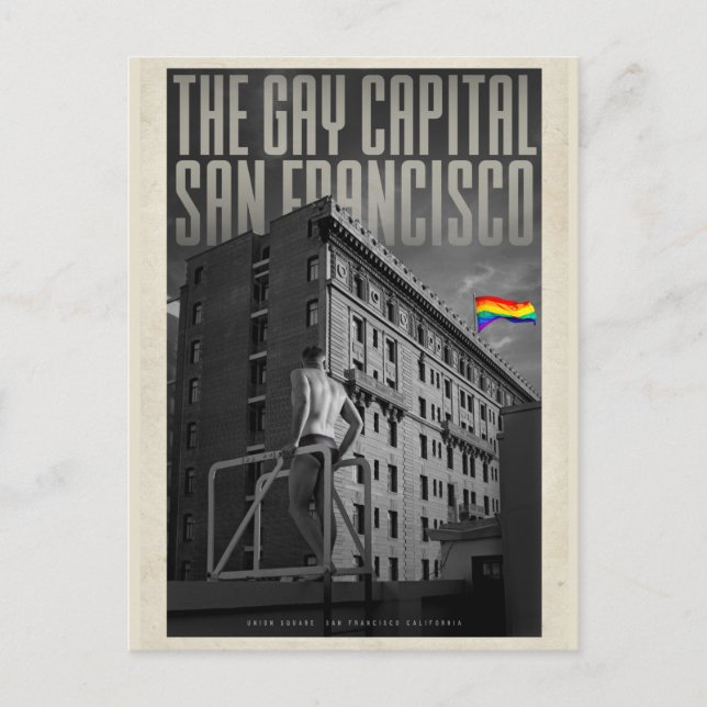 Cartão postal do Viagem de São Francisco Vintage (Frente)