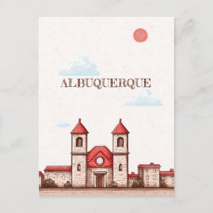 Cartão postal do Viagem do Novo México Albuquerque