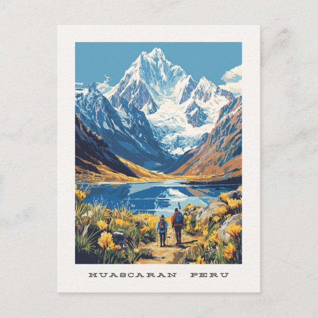 Cartão postal do Viagem Huascaran Peru (Frente)
