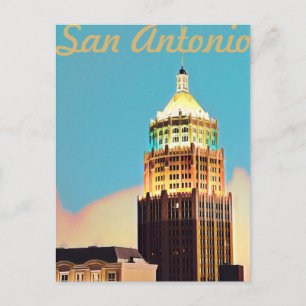 Cartão postal do Viagem San Antonio Vintage