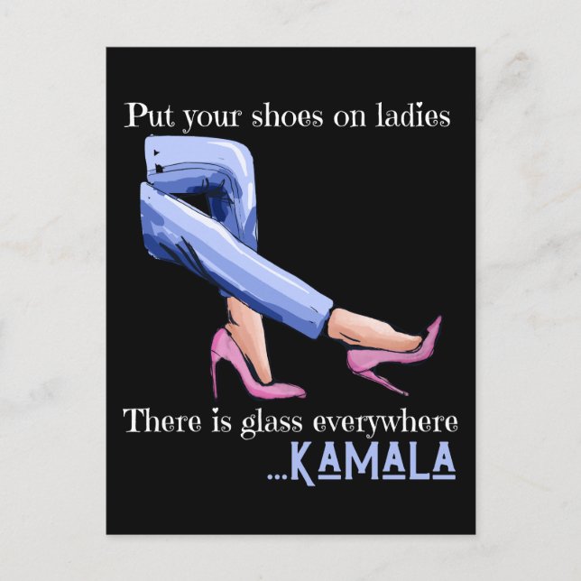 Cartão Postal Do Vice-Presidente Ao Presidente Kamal Harris 2024 (Frente)