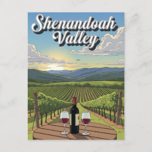 Cartão postal do Vineyard, Virginia Shenandoah Val