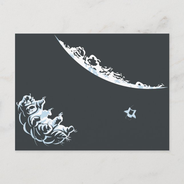 Cartão Postal do Waterbear (Horizontal) (Frente)