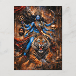 Cartão Postal Doadora de bênçãos Deusa Kali