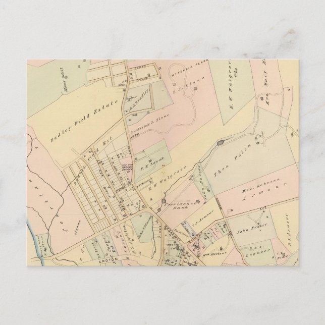 Cartão Postal Dobbs Ferry, Nova Iorque 2 (Frente)