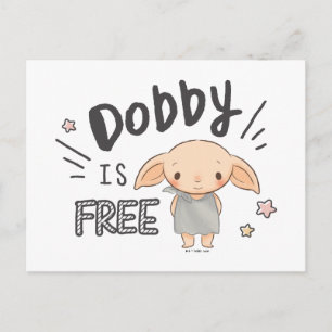 Cartão Postal Dobby Is Free