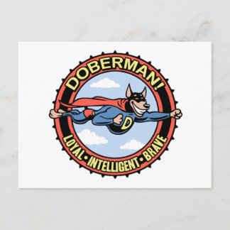 Cartão Postal Doberman!
