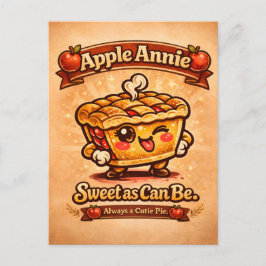 Cartão Postal Doce Como Pode Ser - Apple Annie - Amantes da Comi