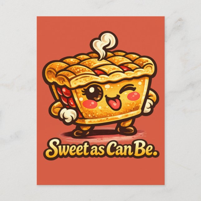 Cartão Postal Doce Como Pode Ser - Apple Annie - Amantes da Comi (Frente)