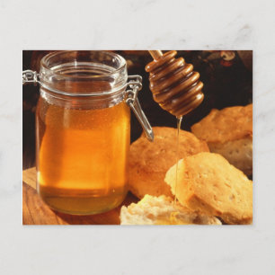 Cartão Postal Doce de Comida de mel