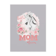 Doce Mãe e Filho Aquarela Rosas "Melhor Mamãe