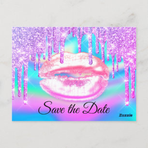 Cartão Postal Doce Menina Rosa Quinceanera, Chá de panela 16