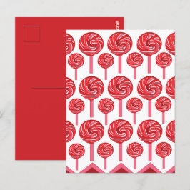 Cartão Postal Doce Pirulito Doce Doce Pirulito Festa