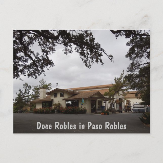 Cartão Postal Doce Robles Durante A Época De Colheita (Frente)