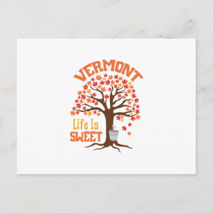 Cartão Postal Doce Vida de Vermont