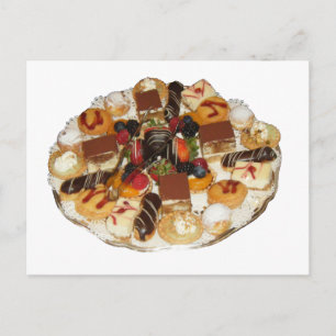 Cartão Postal Doces Desserts