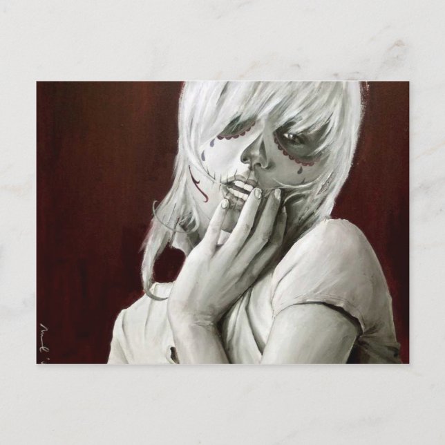 Cartão Postal doces do crânio (Frente)