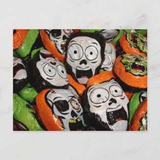 Cartão Postal Doces em Folha de Skulls & Zombies