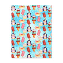 Doces para Sorvetes de pinguim