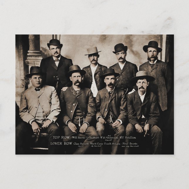 Cartão Postal Dodge City Peace Commission 1883 (Frente)