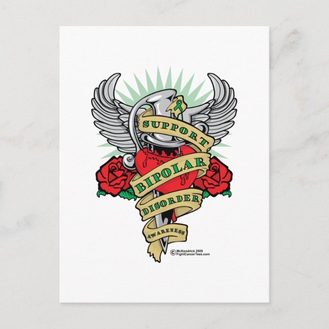 Cartão Postal Doença Bipolar (Frente)