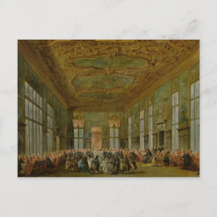 Cartão Postal Doge Alvise Mocenigo IV Dando um Banquete