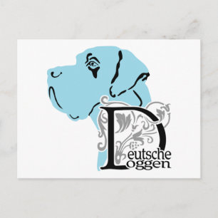 Cartão Postal Doggen Bürobedarf