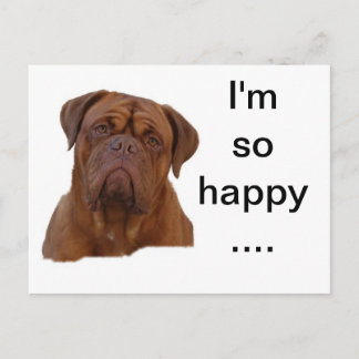 Cartão Postal Dogue de Bourdeaux