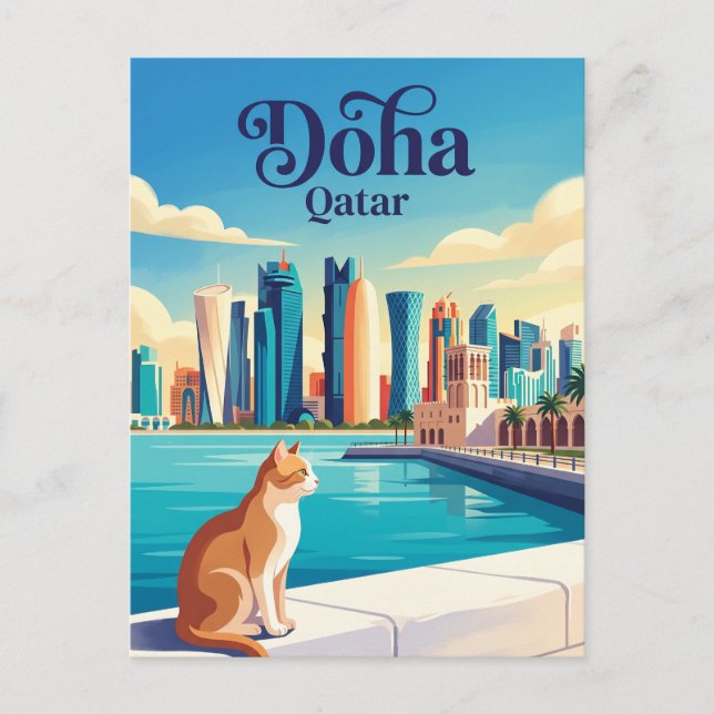 Cartão Postal Doha Qatar (Frente)
