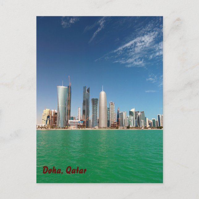 Cartão Postal Doha Skyline, 2011 (Frente)