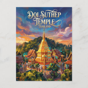 Cartão Postal Doi Suthep Tailândia