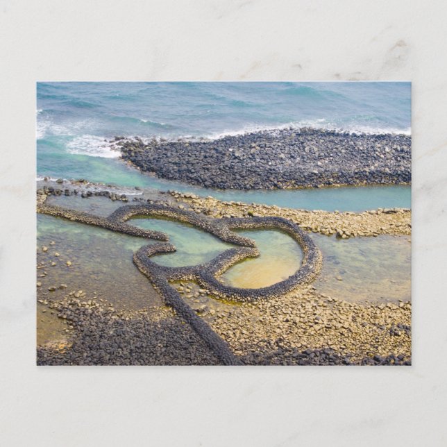 Cartão Postal Dois Corações (Frente)