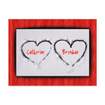 Dois Corações Novo Vermelho Branca Neve Vermelho C