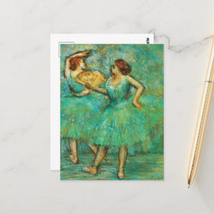 Cartão Postal Dois Dançarinos, Degas Art